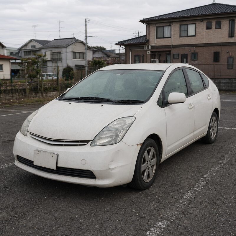 東海くるま買取本舗の買取実例イメージ - 長く乗ったプリウス